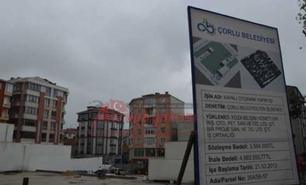 Kapalı Otopark Bitmeyi Bekliyor