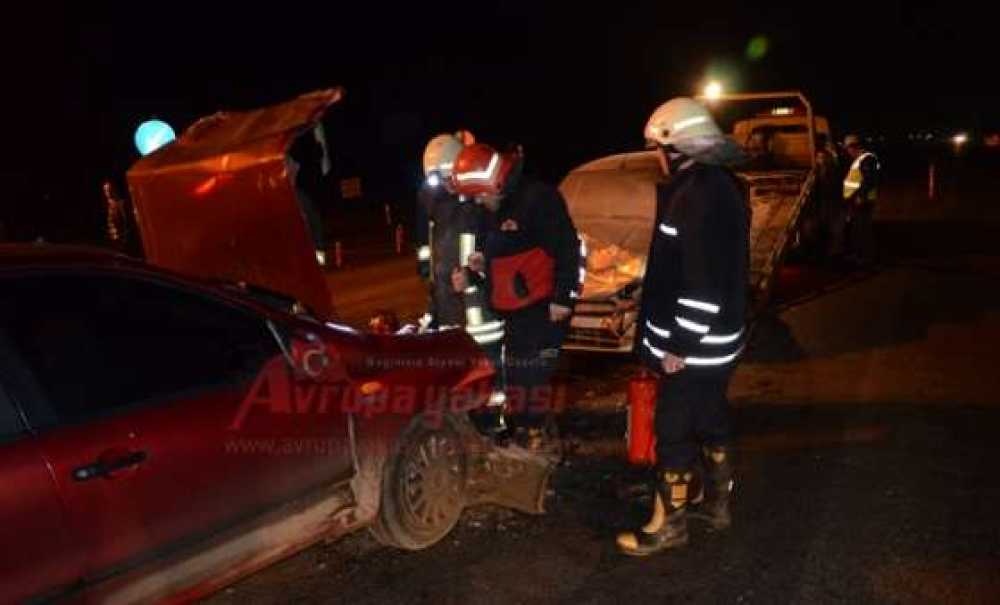 Çorlu'da 2 Kaza: 4 Yaralı