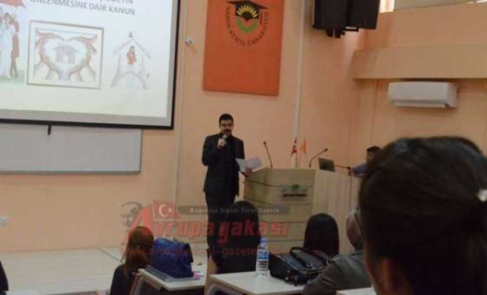 Nkü Kişisel Gelişim Topluluğu`ndan Kadına Yönelik Şiddet Semineri