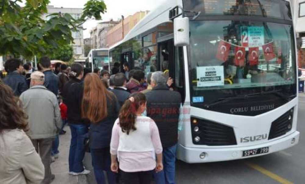 Otobüsler Ücretsiz Çalıştı