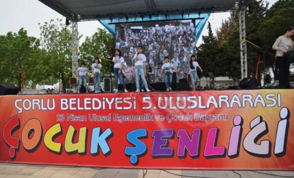 Çorlu Belediyesi 5. Uluslar Arası Çocuk Şenliği Sona Erdi