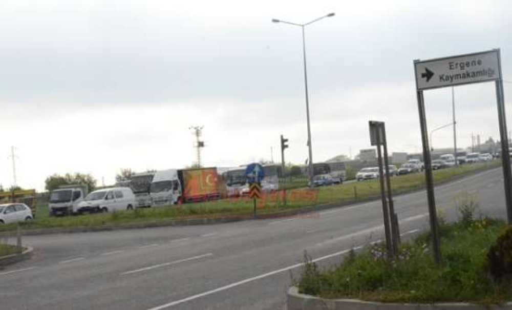 Ergene'de Trafik Çilesi Başladı