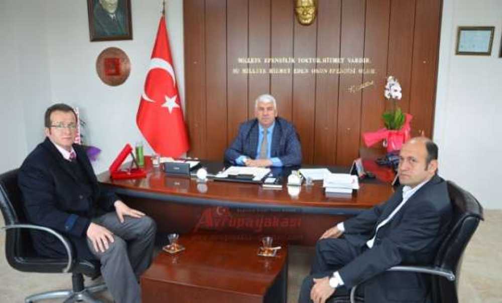 Avrupa Yakası Gazetesi'nden Başkan Rasim Yüksel'e Ziyaret