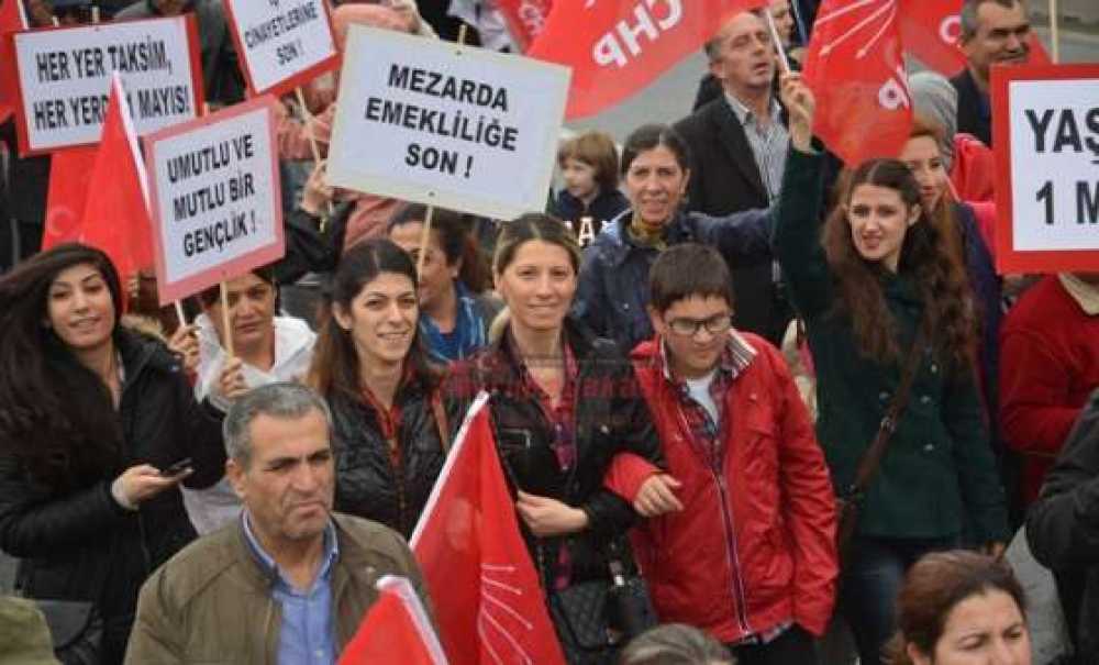 Çorlu`da 1 Mayıs Coşkusu