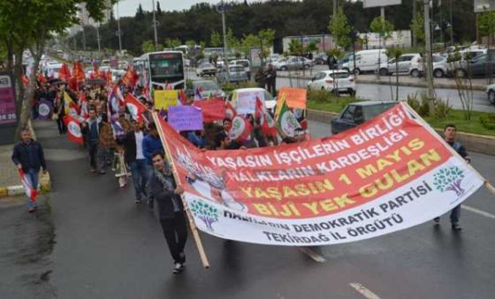 Çorlu`da 1 Mayıs Coşkusu