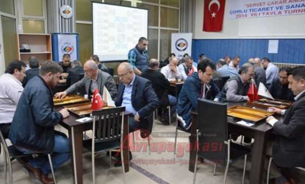 Çorlu Tso'dan Servet Çakar Anısına Tavla Turnuvası