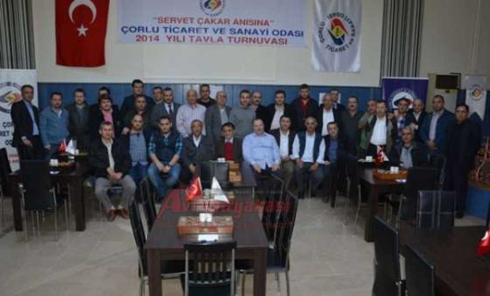 Çorlu Tso'dan Servet Çakar Anısına Tavla Turnuvası