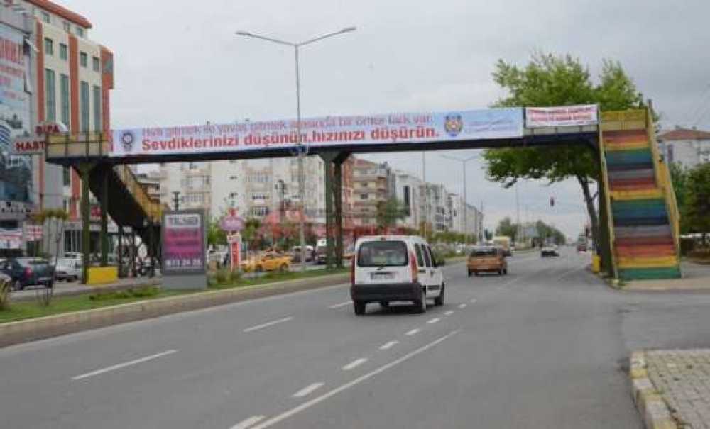 Sürücülere Uyarıcı Afiş