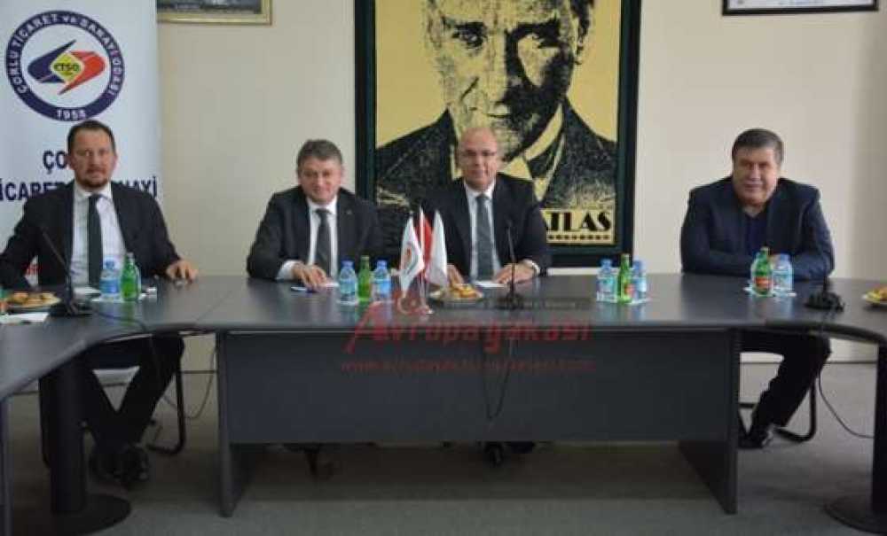 Tobb Yönetim Kurulu Üyesi Ve Tekirdağ Tso Başkanı Günay`dan Çorlu Tso`ya Ziyaret