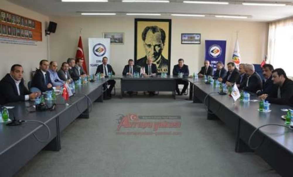 Tobb Yönetim Kurulu Üyesi Ve Tekirdağ Tso Başkanı Günay`dan Çorlu Tso`ya Ziyaret