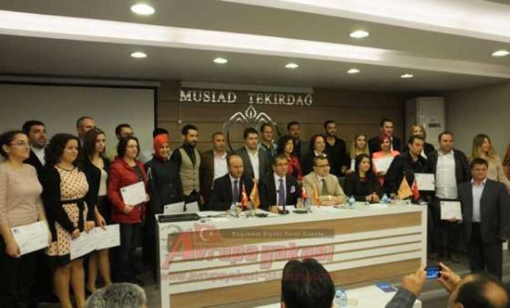 Girişimcilik Eğitimini Tamamlayanlara Sertifika