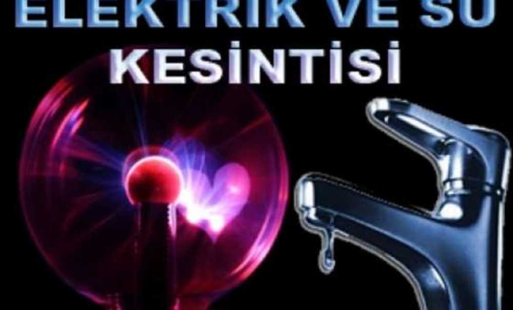 Çorlu`da Pazar Sabahı Elektrik Ve Su Kesintisi Yaşanacak
