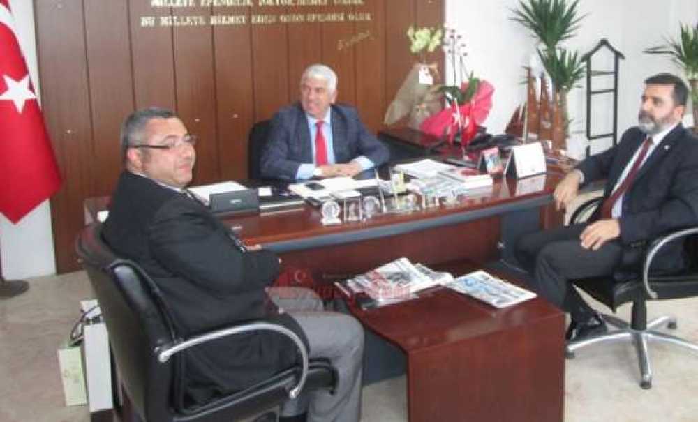 Ergene Yeşil Çevre Sanayiciler Derneği`nden Ergene Belediye Başkanı Yüksel`e Ziyaret