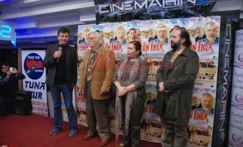 Sürgün İnek Filminin Oyuncuları Çorlu`da