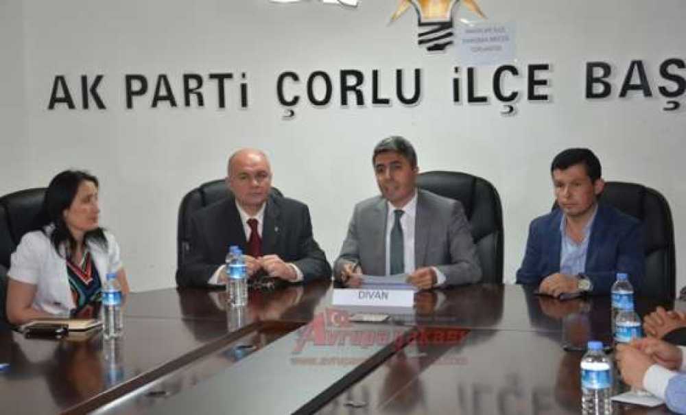 Ak Parti Çorlu İlçe Danışma Meclisi Toplantısı Gerçekleştirildi