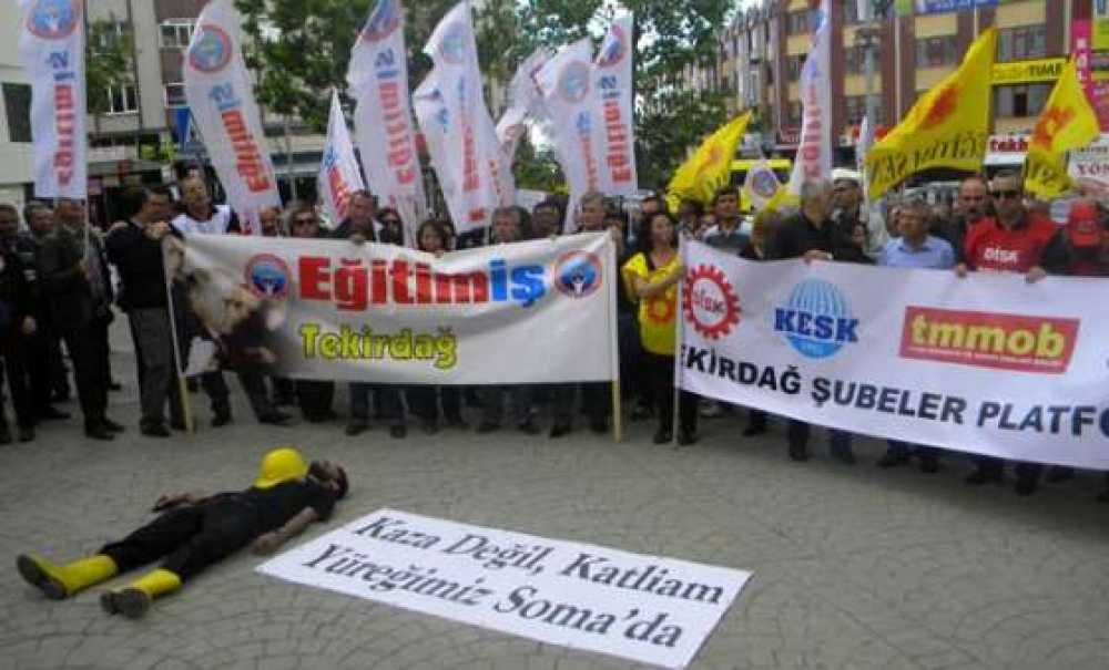 Tekirdağ'da Protesto