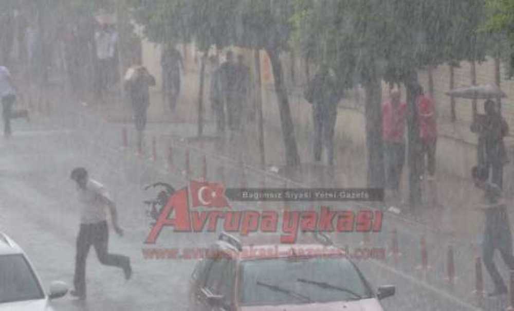 Hafta Sonu Çorlu'ya Yağmur Sürprizi