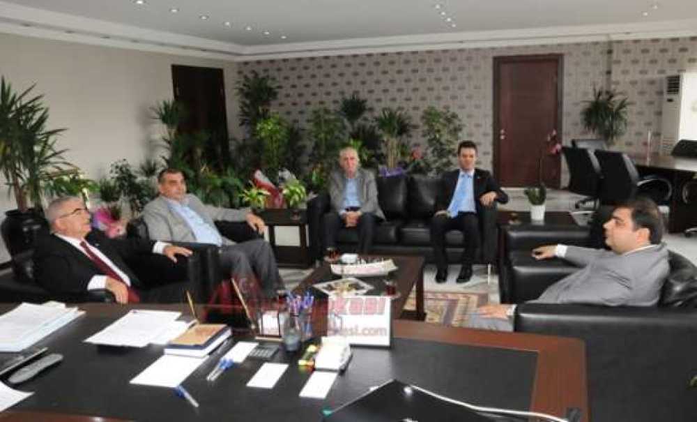 Ergene Kaymakamı Fatih Kızıltoprak'tan Başkan Baysan'a Ziyaret