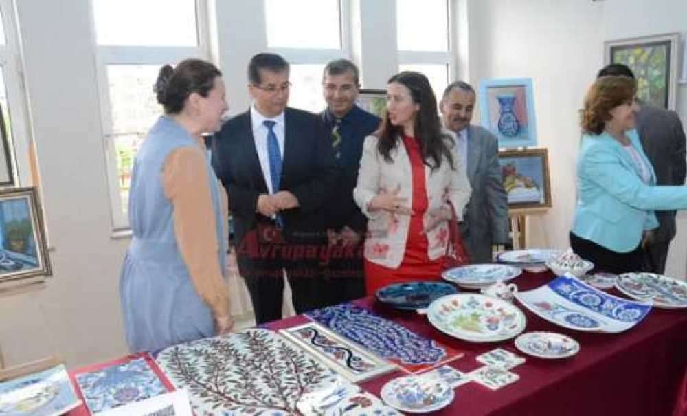 Çorlu Halk Eğitimi Merkezi`nden Sergi