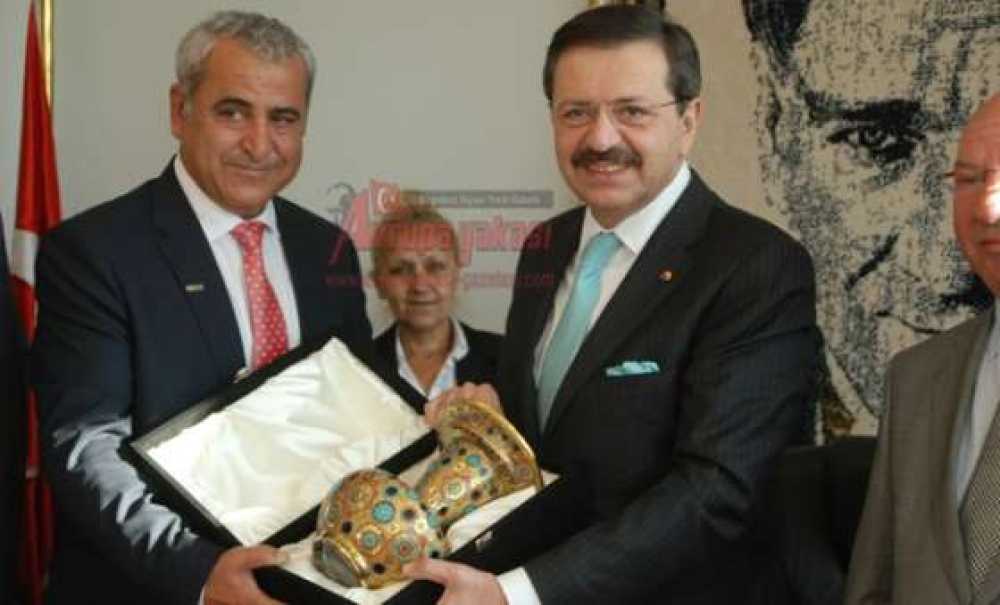 Tobb Başkanı Hisarcıklıoğlu'ndan Çorlu Ticaret Borsası'na Ziyaret