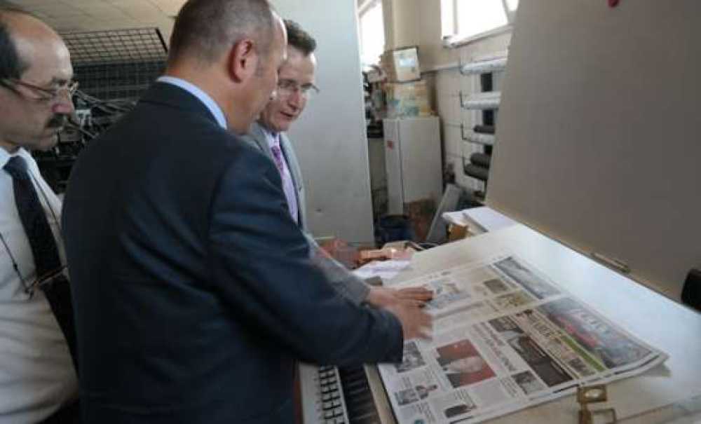 Byegm Edirne Bölge Müdürü Dişlioğlu`ndan Avrupa Yakası Gazetesi`ne Ziyaret