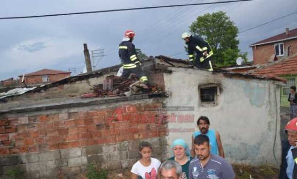 Çorlu'da Yangın