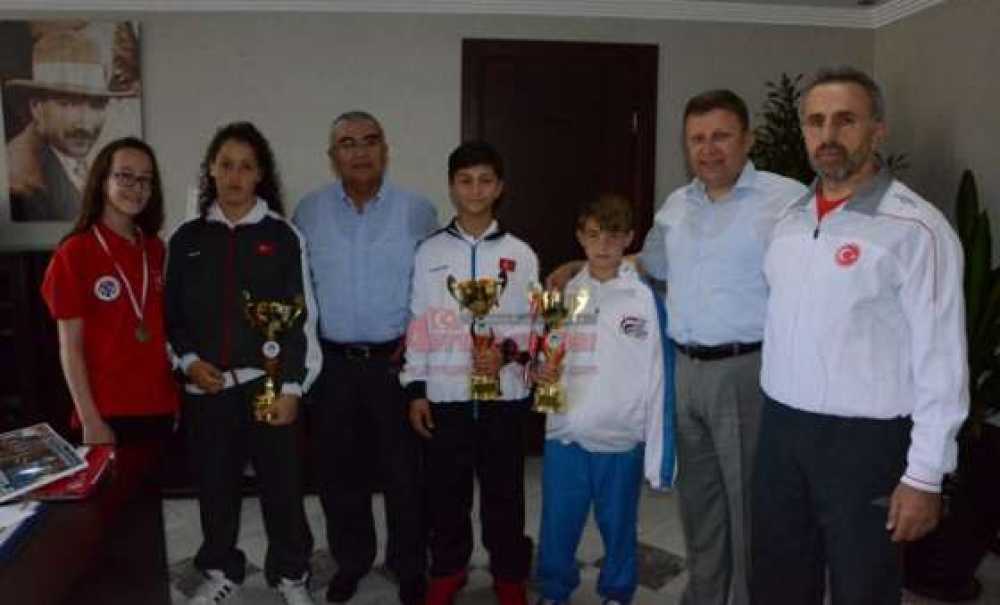 Başkan Baysan'a Sporculardan Ziyaret