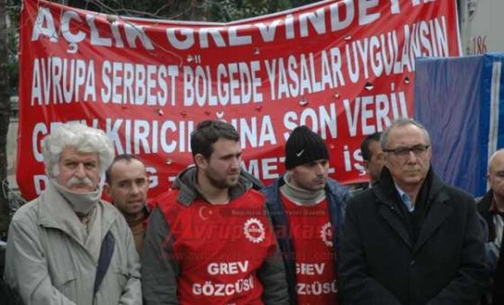 Sanatçılar Girişimi Grevdeki İşçiler İçin Çorlu`ya Geldi