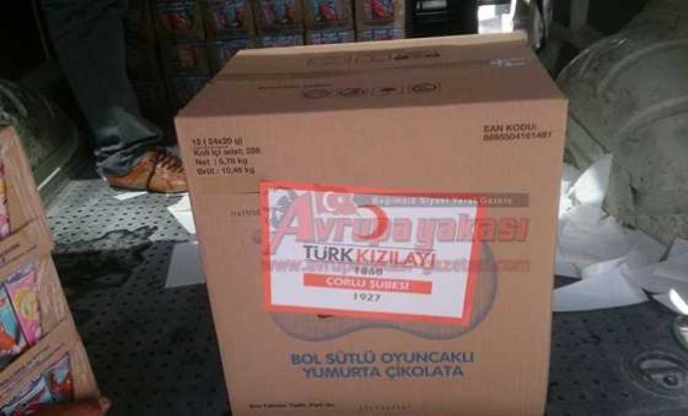 Kızılay Çorlu Şubesi`nin Yardımları Soma`ya Ulaştı