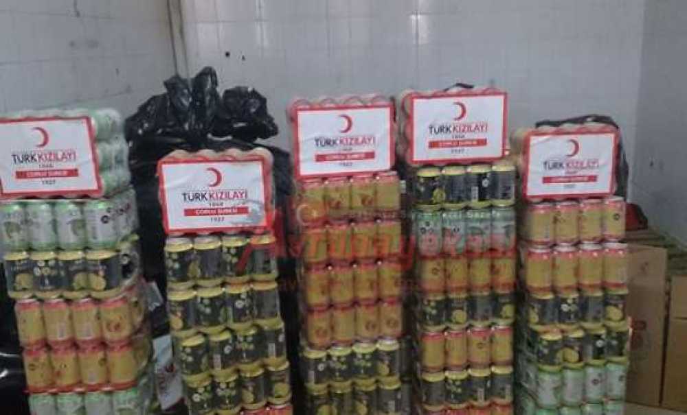Kızılay Çorlu Şubesi`nin Yardımları Soma`ya Ulaştı