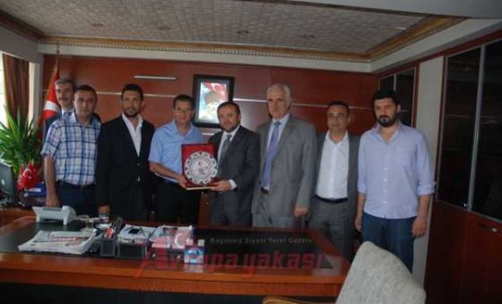 İlim Yayma Cemiyetinden Kaymakam Doğan Ve Başkan Baysan`a Ziyaret