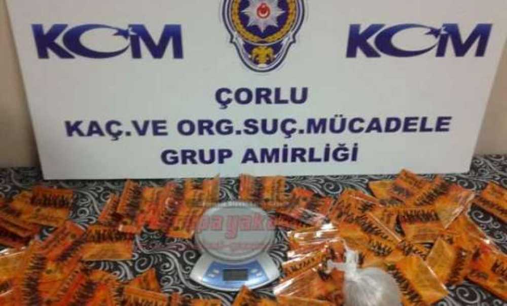 Çorlu`da Esrar Ve Bonzai Ele Geçirildi