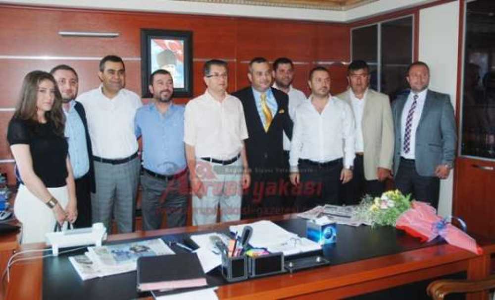 İştrak`tan Kaymakam Doğan`a Ziyaret