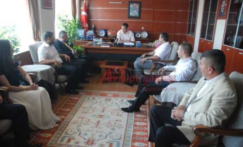 İştrak`tan Kaymakam Doğan`a Ziyaret