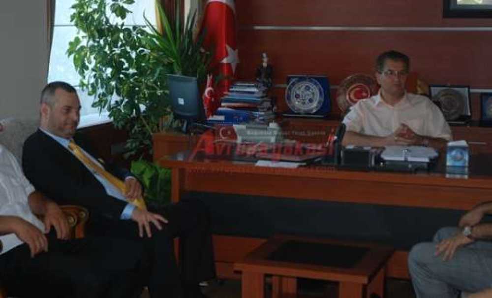 İştrak`tan Kaymakam Doğan`a Ziyaret