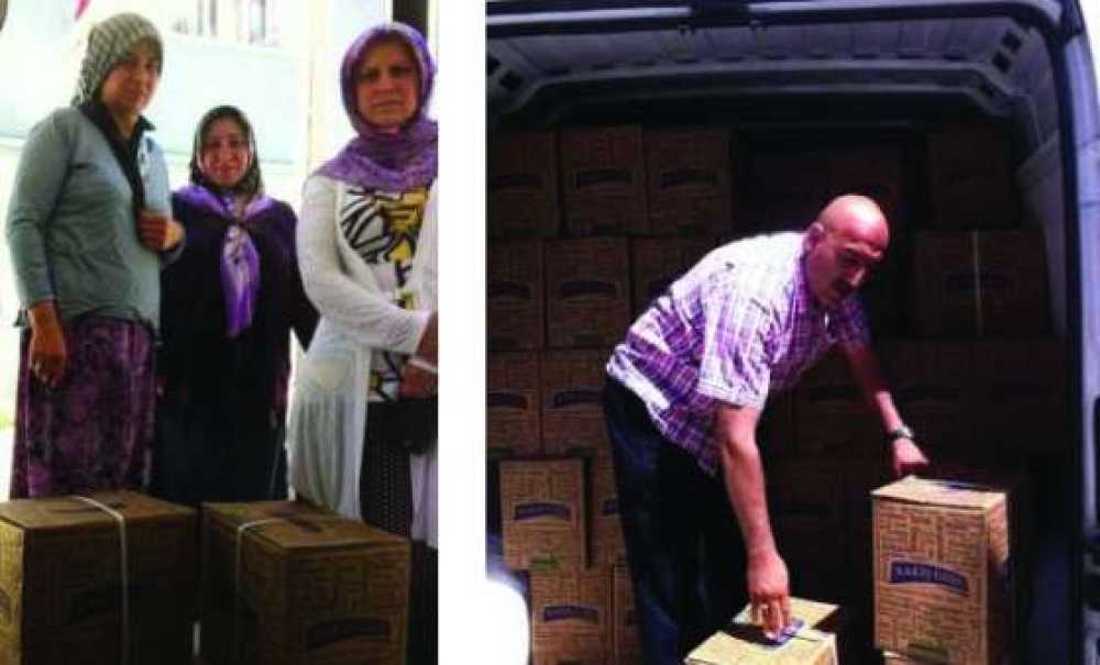 Reşadiye Camii`nden İhtiyaç Sahibi Ailelere Ramazan Yardımı