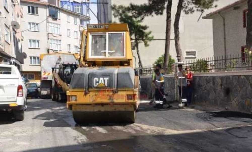 Çorlu Belediyesi Ara Sokakları Asfaltlıyor