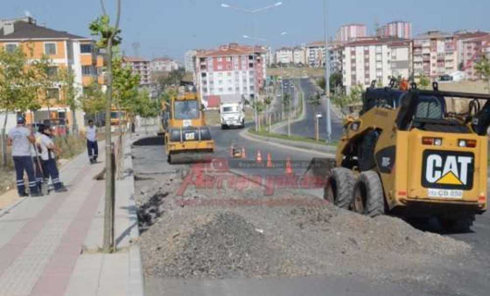 Çorlu Belediyesi'nden Asfaltlama Çalışması