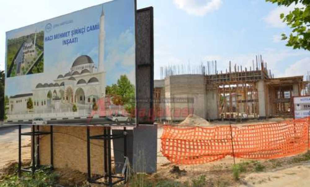 Hacı Mehmet Şirikçi Camii Hızla Yükseliyor
