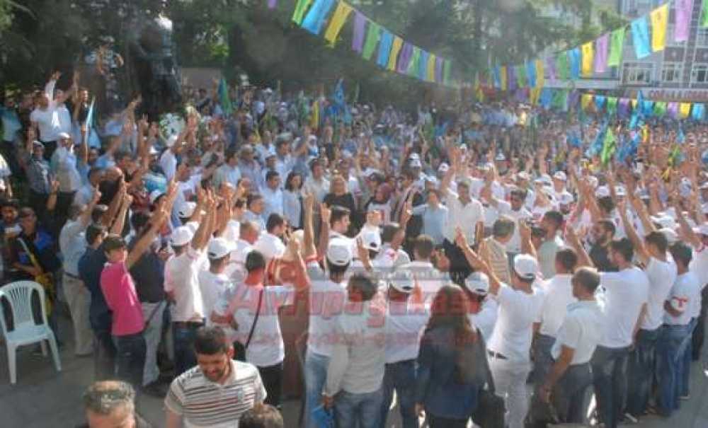 Cumhurbaşkanı Adayı Selahattin Demirtaş Çorlu`da