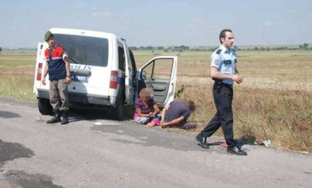 Kaza Yapınca Yakalandı