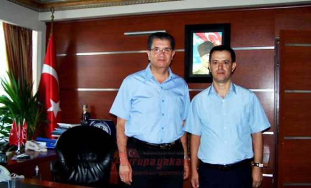 Çorlu Vergi Dairesi Müdürü Çakır`dan Kaymakam Doğan`a Ziyaret