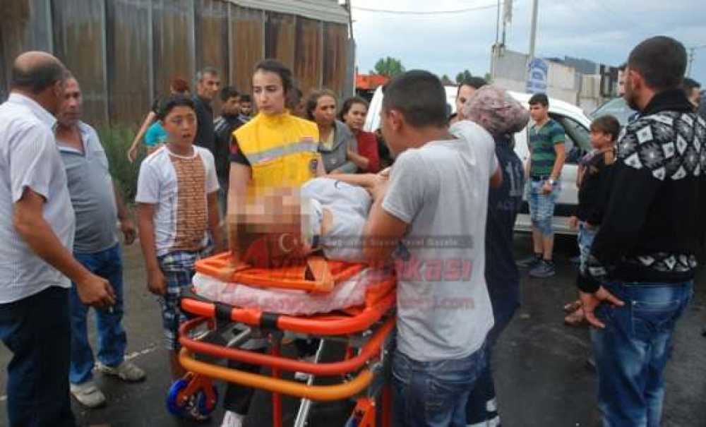 Çorlu`da Kaza 2 Yaralı