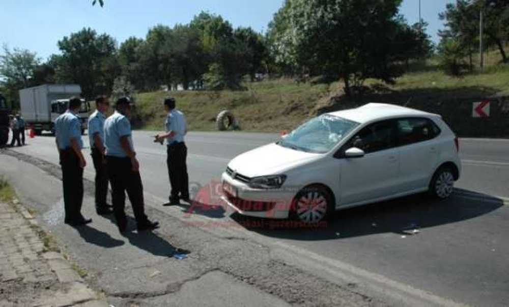 Çırak Bayırında Kaza 1 Yaralı