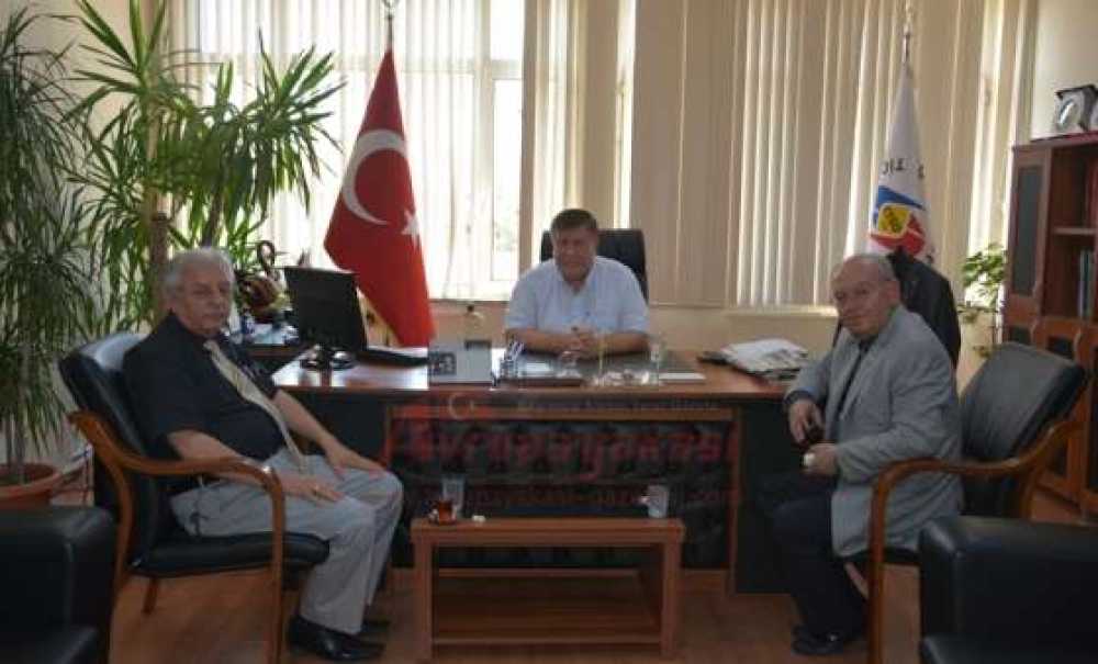 İlçe Milli Eğitim Müdürü Güçlü`den Çorlu Tso Başkanı Sülün`e Ziyaret