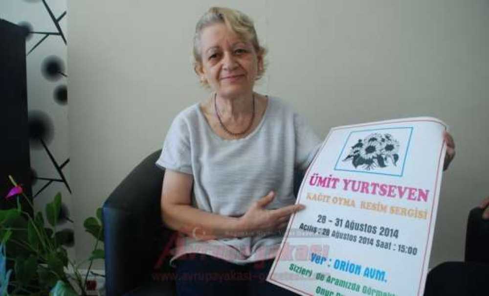 Ümit Yurtseven`den Kağıt Oyma Resim Sergisi