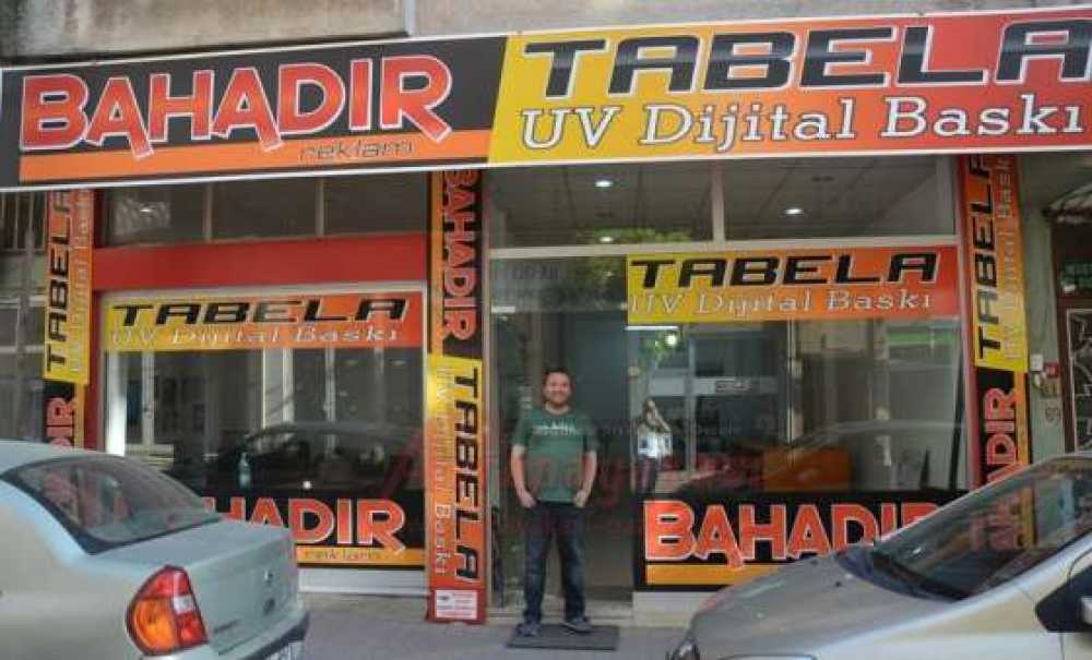 Bahadır Reklam Tabela Yeni Yerinde