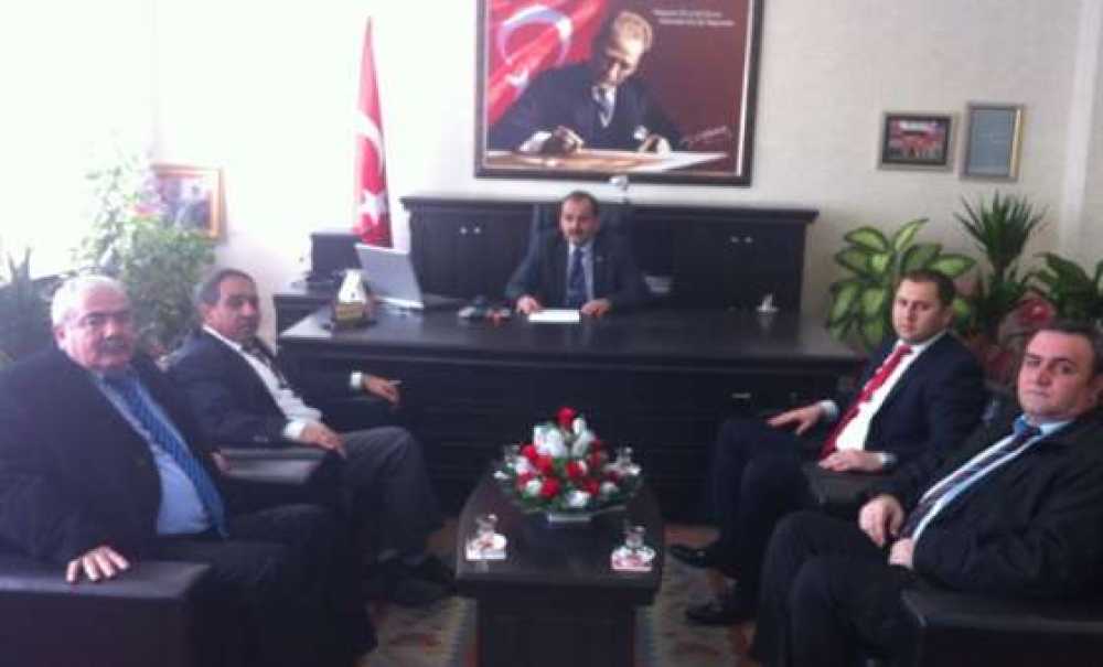 Mhp Çorlu İlçe Teşkilatından Milli Eğitim Müdürü Okumuş`a Ziyaret