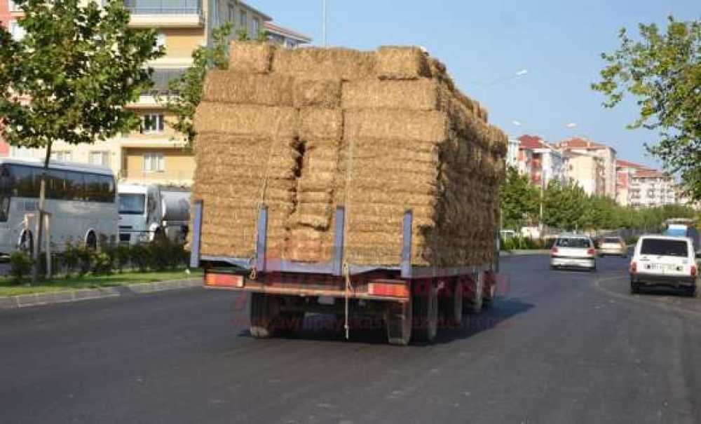 Saman Yüklü Araçlar Tehlike Saçıyor