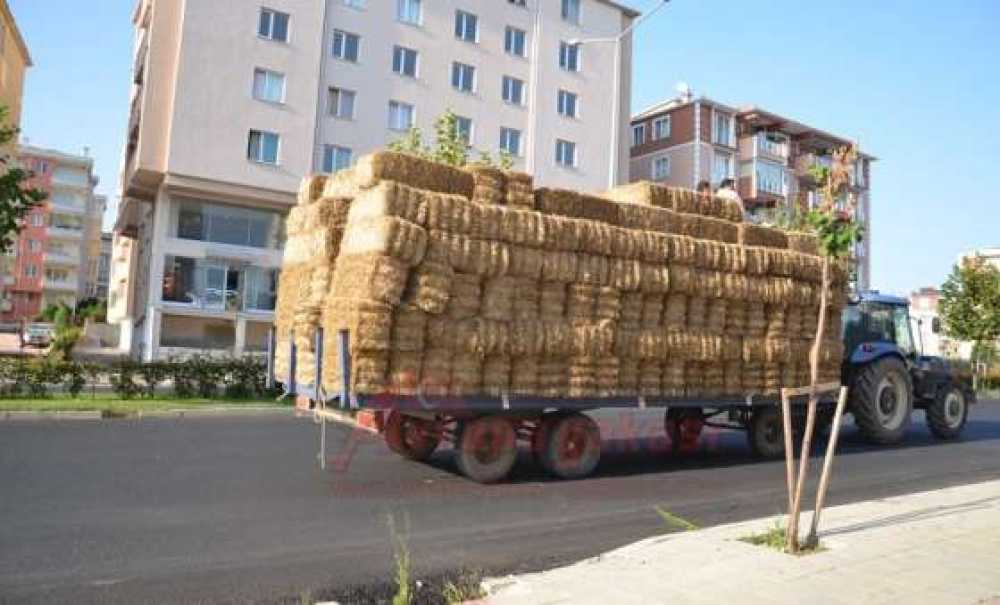 Saman Yüklü Araçlar Tehlike Saçıyor
